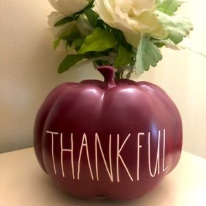 Rae Dunn Thankful Pumpkin